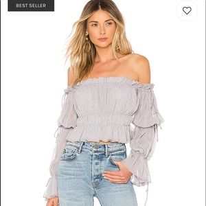 Tularosa White Sands Grey Top (size M)